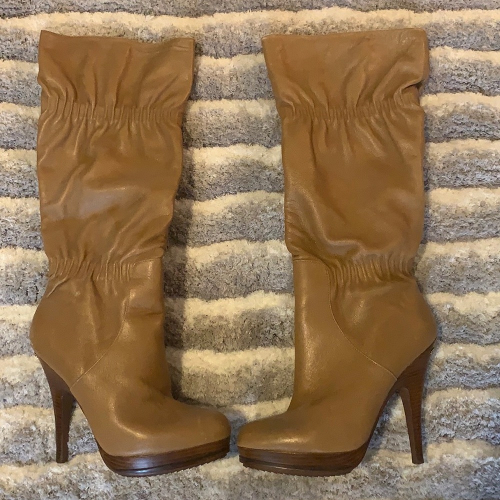 Michael Kors knee high scrunch boots